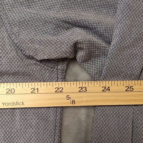 Seven 7 Diamonds Long Sleeve Button Shirt Men's L Grey w/Contrast Stitching - Picture 9 of 11